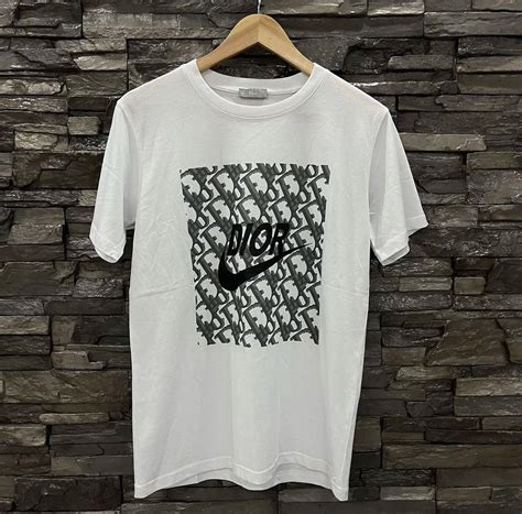 dior nike shirt blue